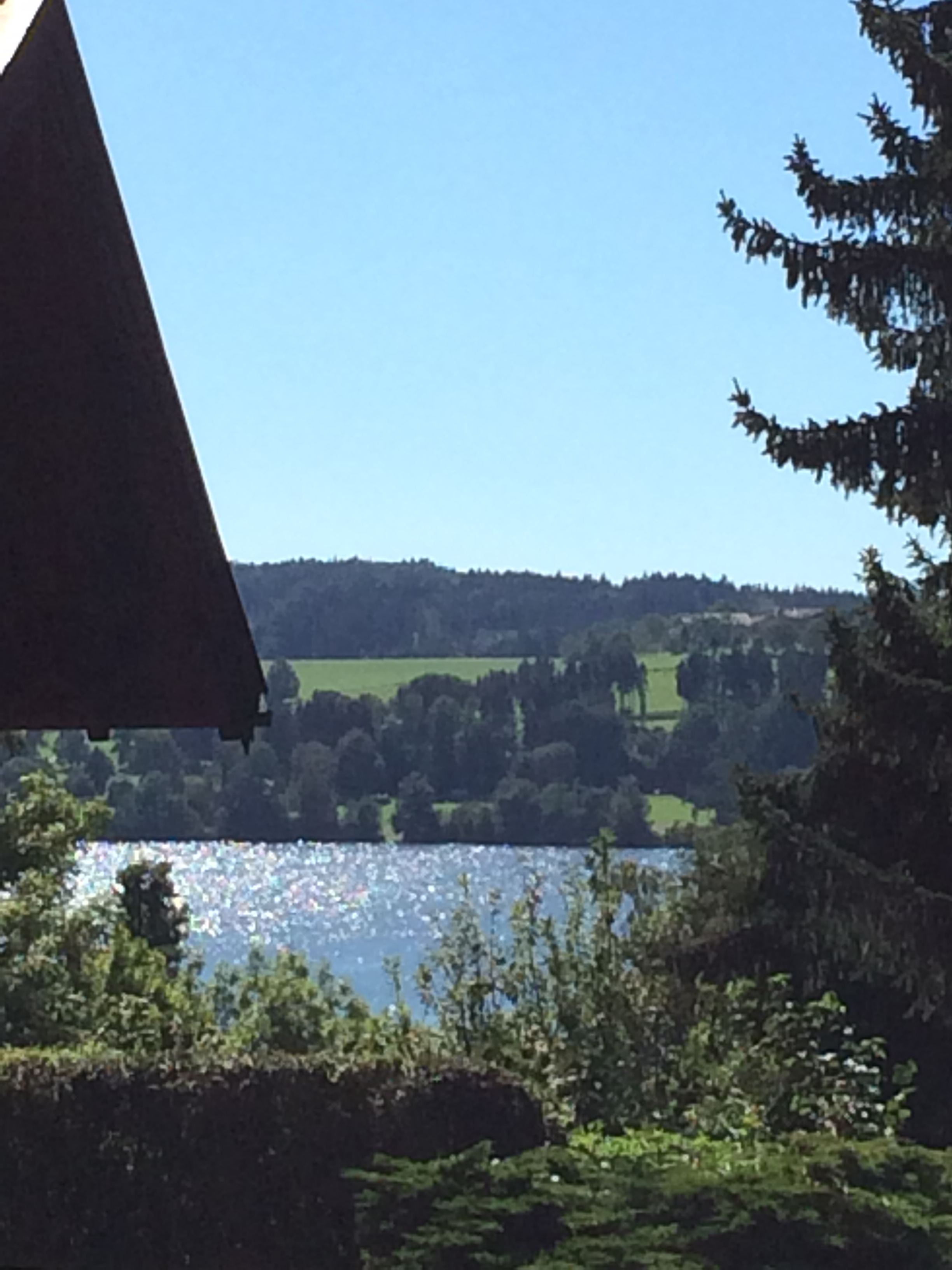 Seeblick von der Terrasse